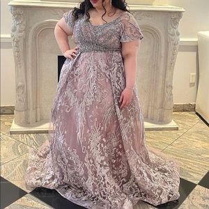 Plus Size Formal Princess Gown